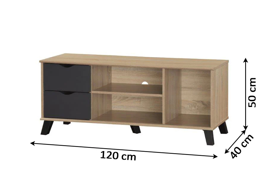 Mueble Bajo TV DN 2 Cajones - Image 3