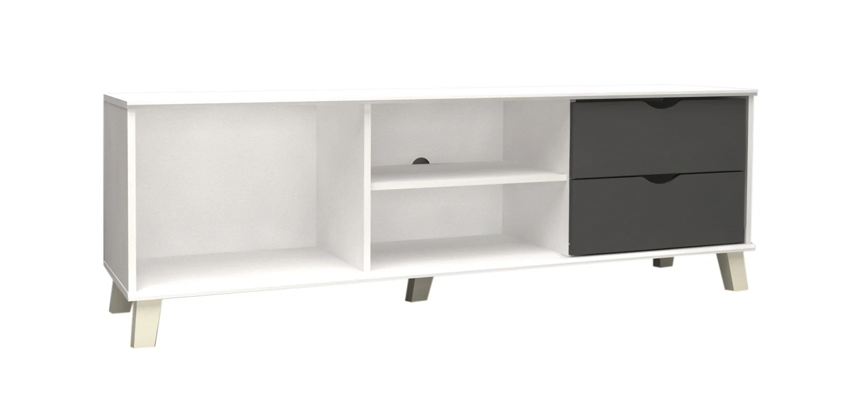 Mueble Bajo TV DN 2 Cajones - Image 4