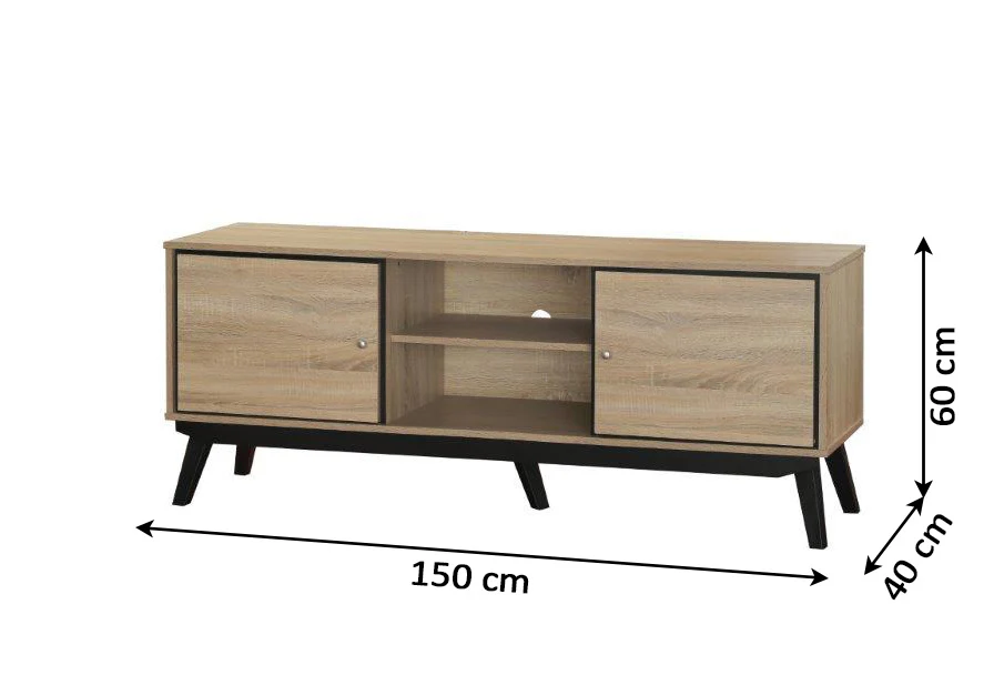 Mueble Bajo TV 2 Puertas DN - Image 3