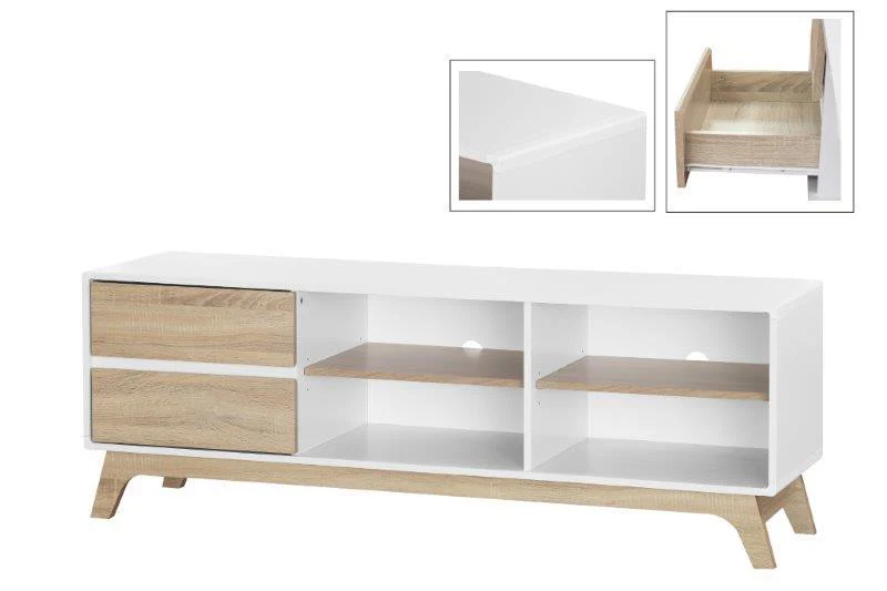 Mueble Bajo TV DN Cabinet 2 Cajones - Image 2
