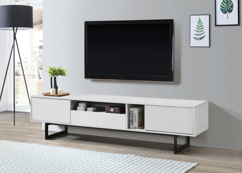 Mueble TV Industrial 2 Puertas y 1 Cajon - Image 2
