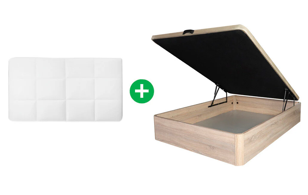 Cama Canape 90cm + Cabecero en Polipiel Nerea - Image 10