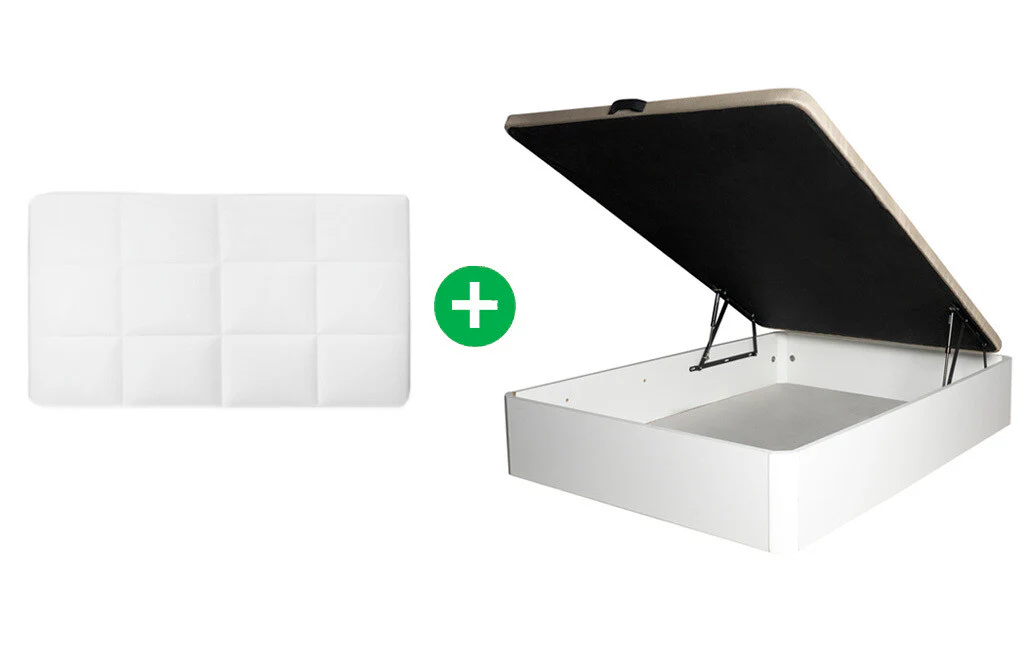 Cama Canape 90cm + Cabecero en Polipiel Nerea - Image 11