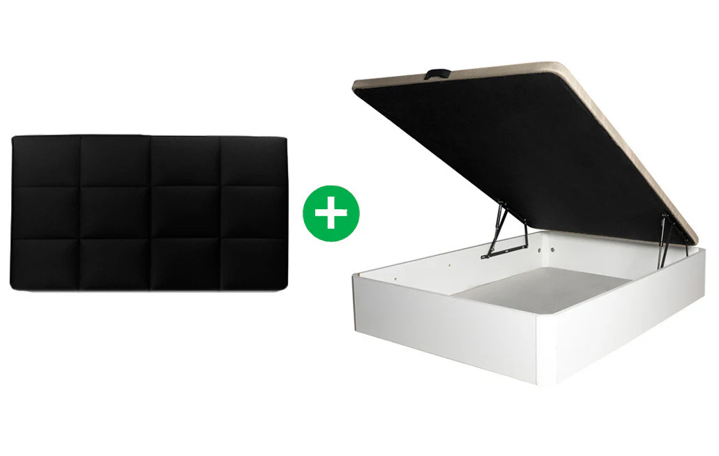 Cama Canape 90cm + Cabecero en Polipiel Nerea - Image 9