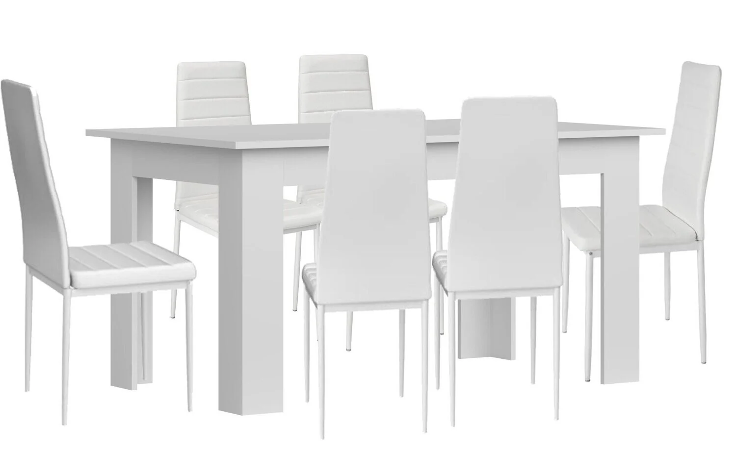 Pack Mesa de Comedor o Cocina + 6 Sillas en Polipiel/metal - Image 16