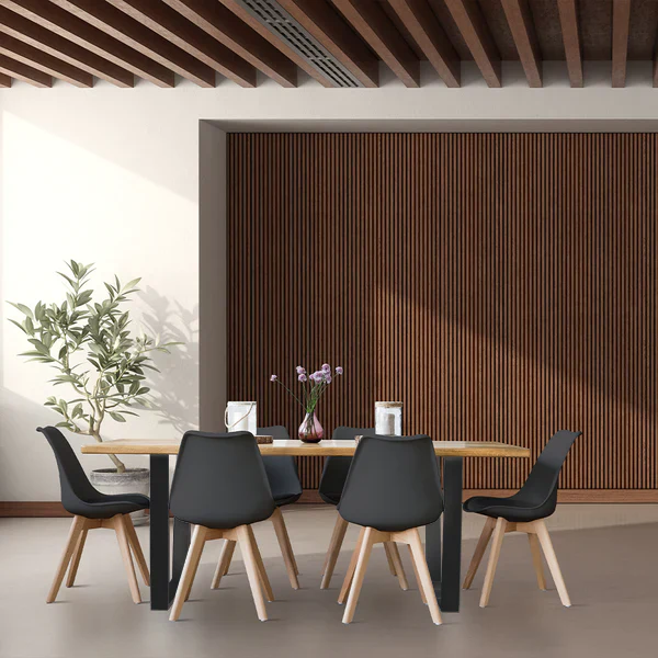 Pack Mesa de Comedor o Cocina Madera Maciza 200cm + Sillas Nordic - Image 6