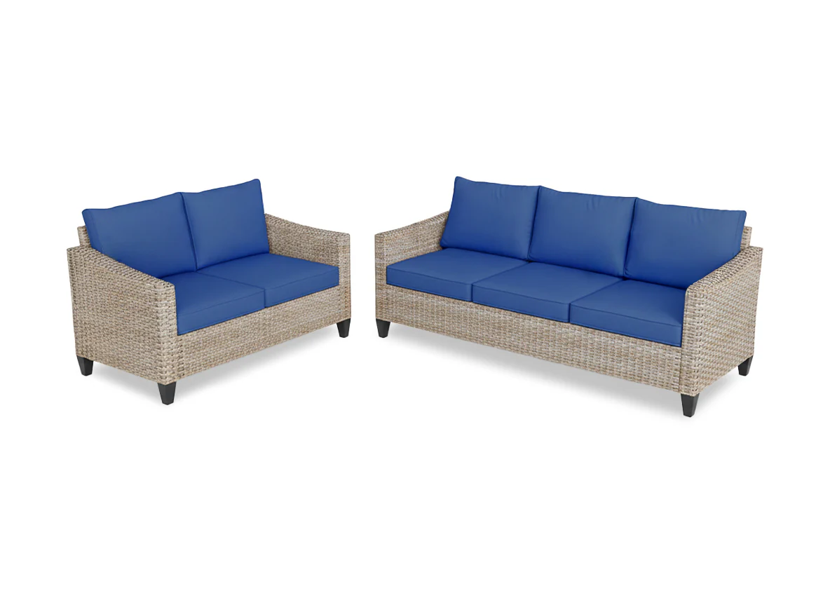 Set de Exterior, Sofa 3+2 Sanstar en Ratan PE. Muebles de Jardin y Terraza - Image 2