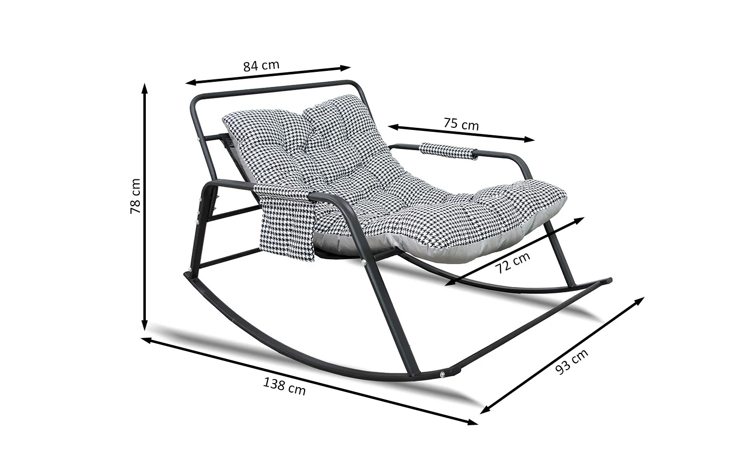Silla Mecedora Tumbona NW. Muebles de Dormitorio, Jardin o Terraza - Image 3