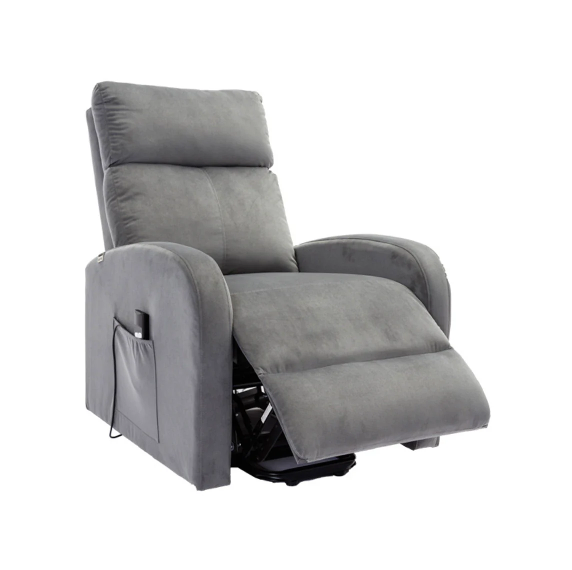 Sillon Reclinable Electronico Irene 1 Plaza Gris - Image 4