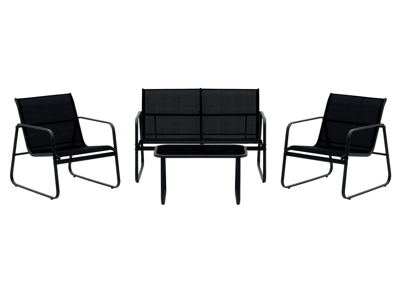 Sofa + 2 Sillas + Mesa de Cristal Templado CDS. Muebles de Jardin y Terraza - Image 7