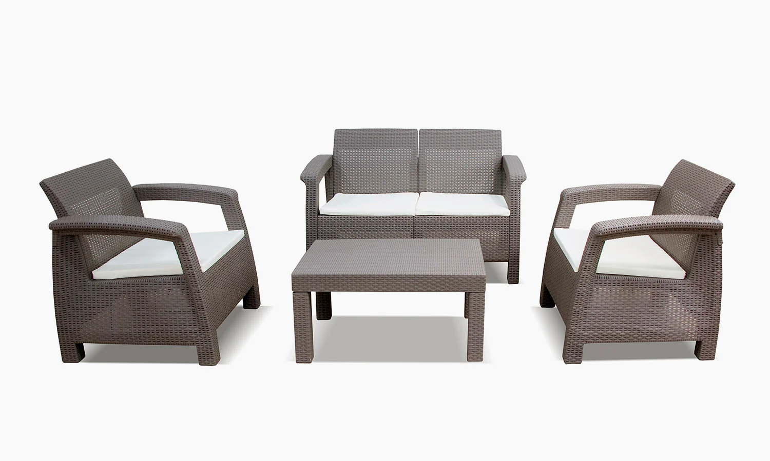 Sofá + 2 Sillones + Mesa de Centro CF. Muebles de Jardin y Terraza Ratan PE - Image 5