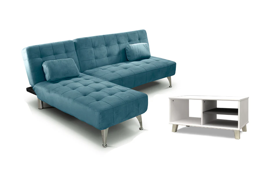Sofa Cama Chaise Longue XS + Mesita de Centro DN - Image 10
