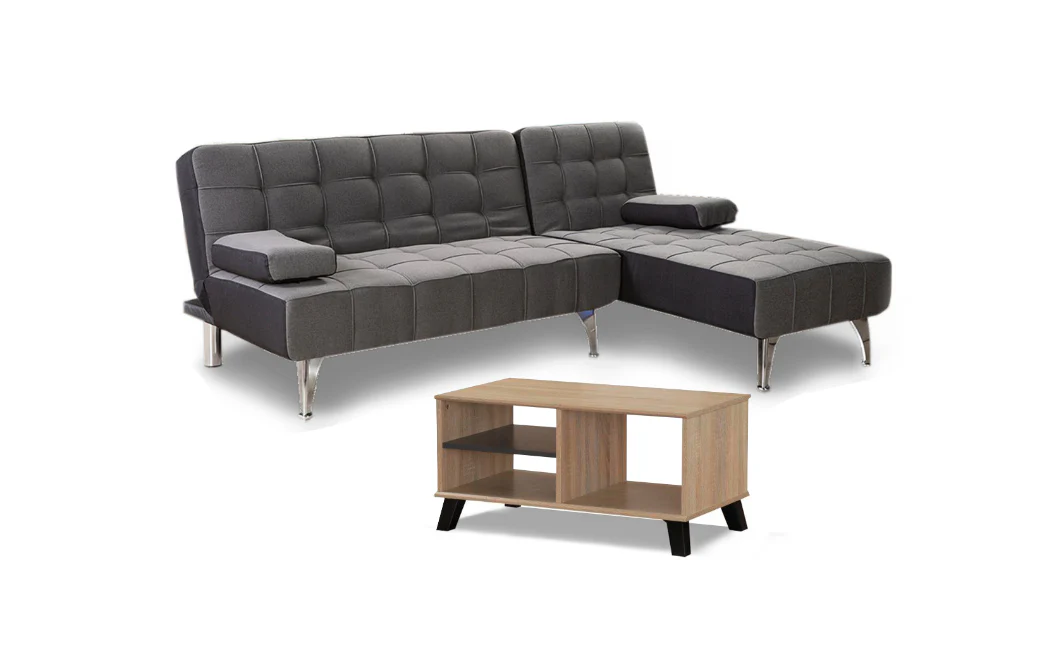 Sofa Cama Chaise Longue XS + Mesita de Centro DN - Image 11