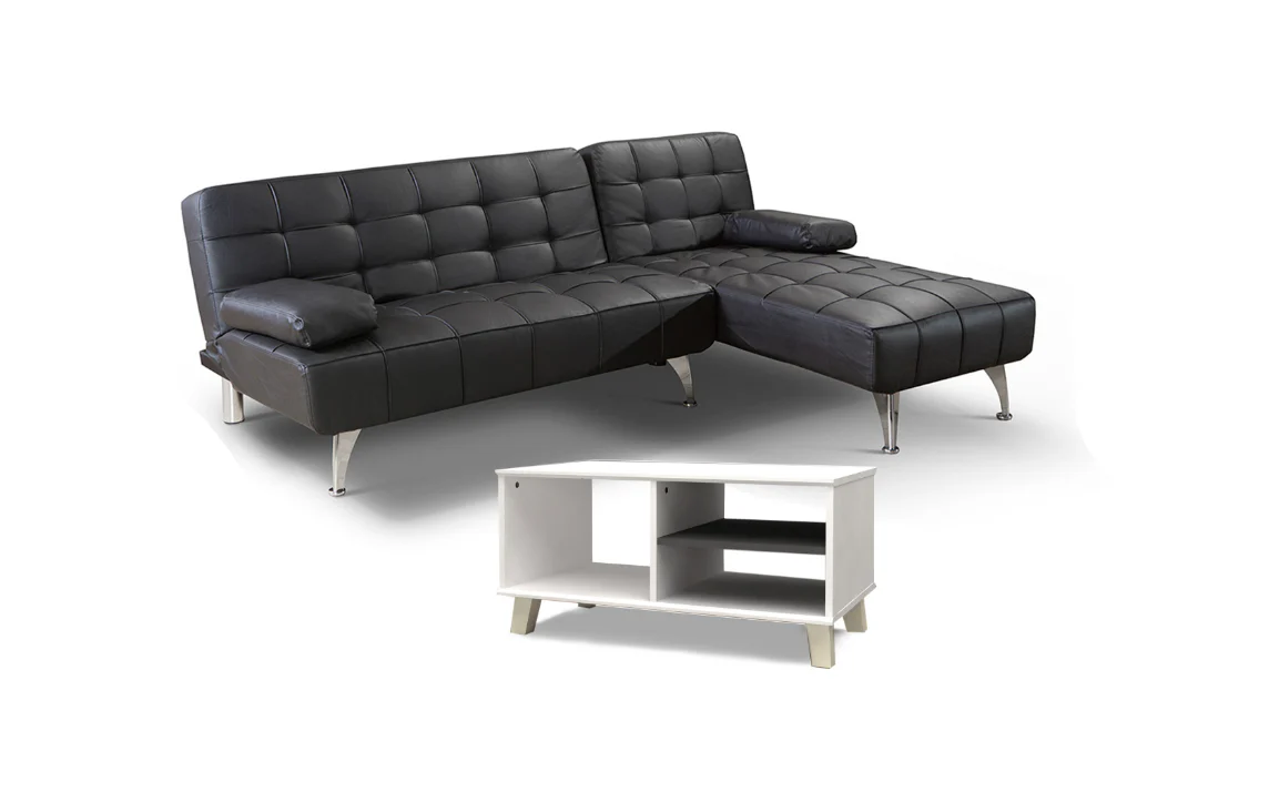 Sofa Cama Chaise Longue XS + Mesita de Centro DN - Image 2