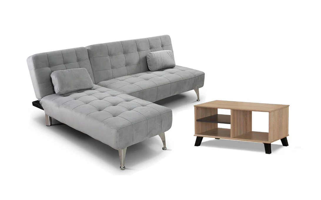 Sofa Cama Chaise Longue XS + Mesita de Centro DN - Image 5
