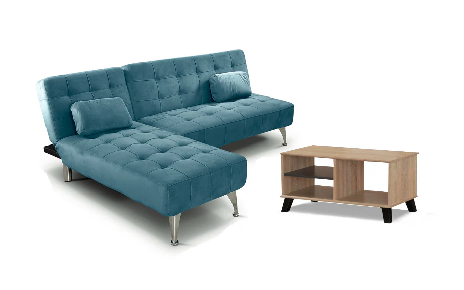 Sofa Cama Chaise Longue XS + Mesita de Centro DN - Image 9