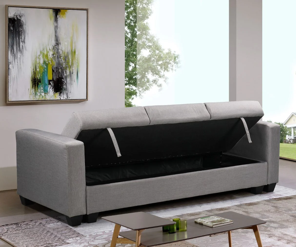Sofa Cama Keyla con Arcon, 210cm - Image 2