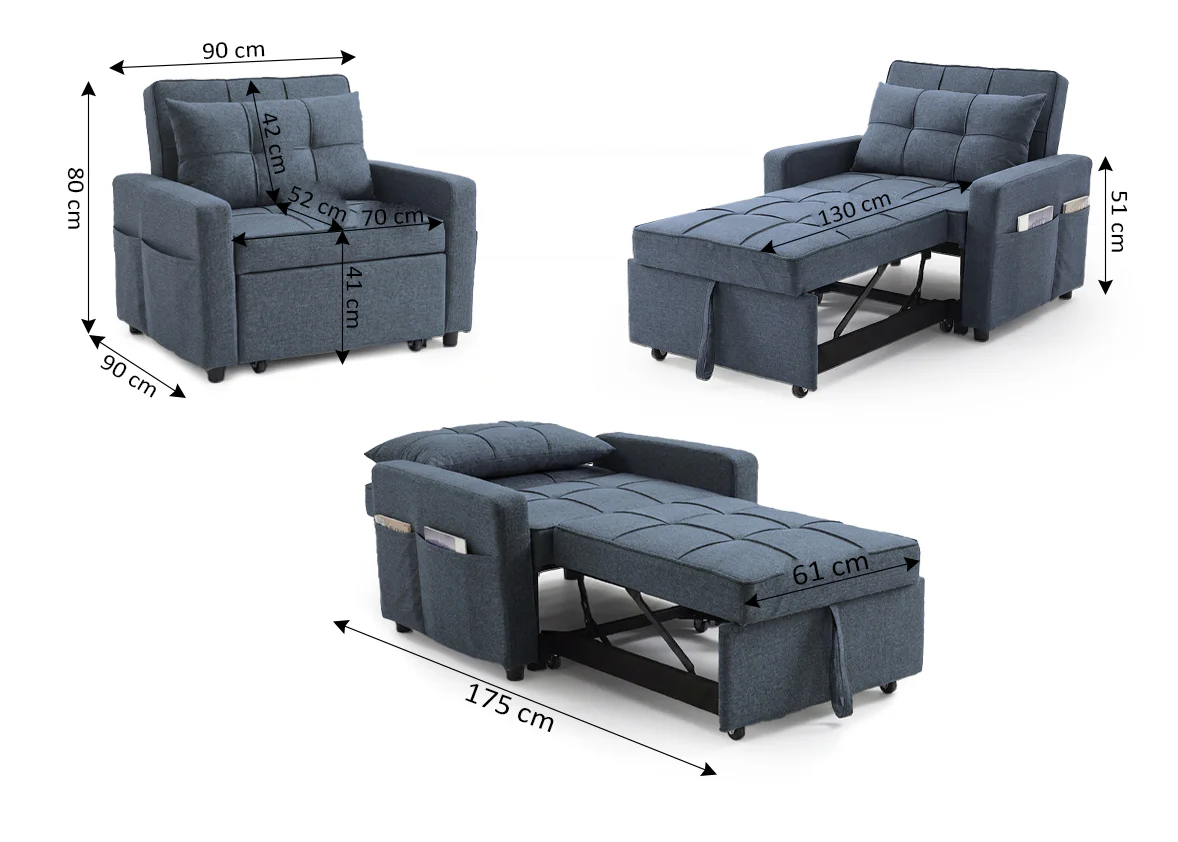 Sofa Cama Pabs 1 Plaza 90cm - Image 3