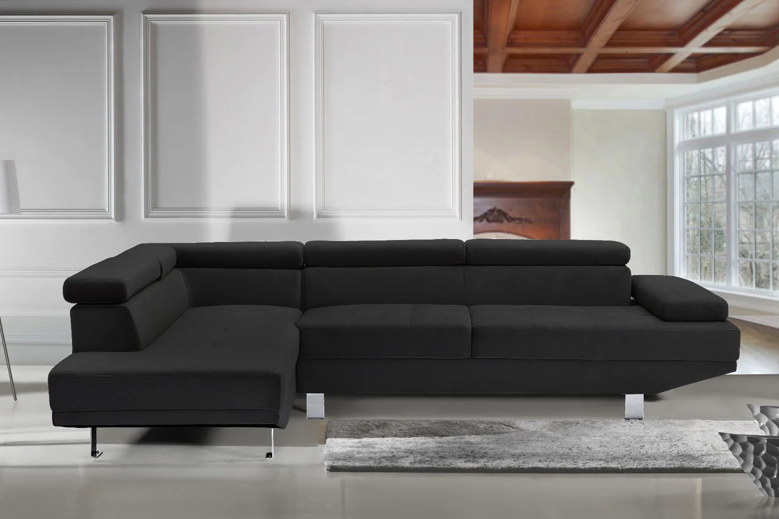 Sofa Chaise Longue Rinconera New Daniela 254cm - Image 4