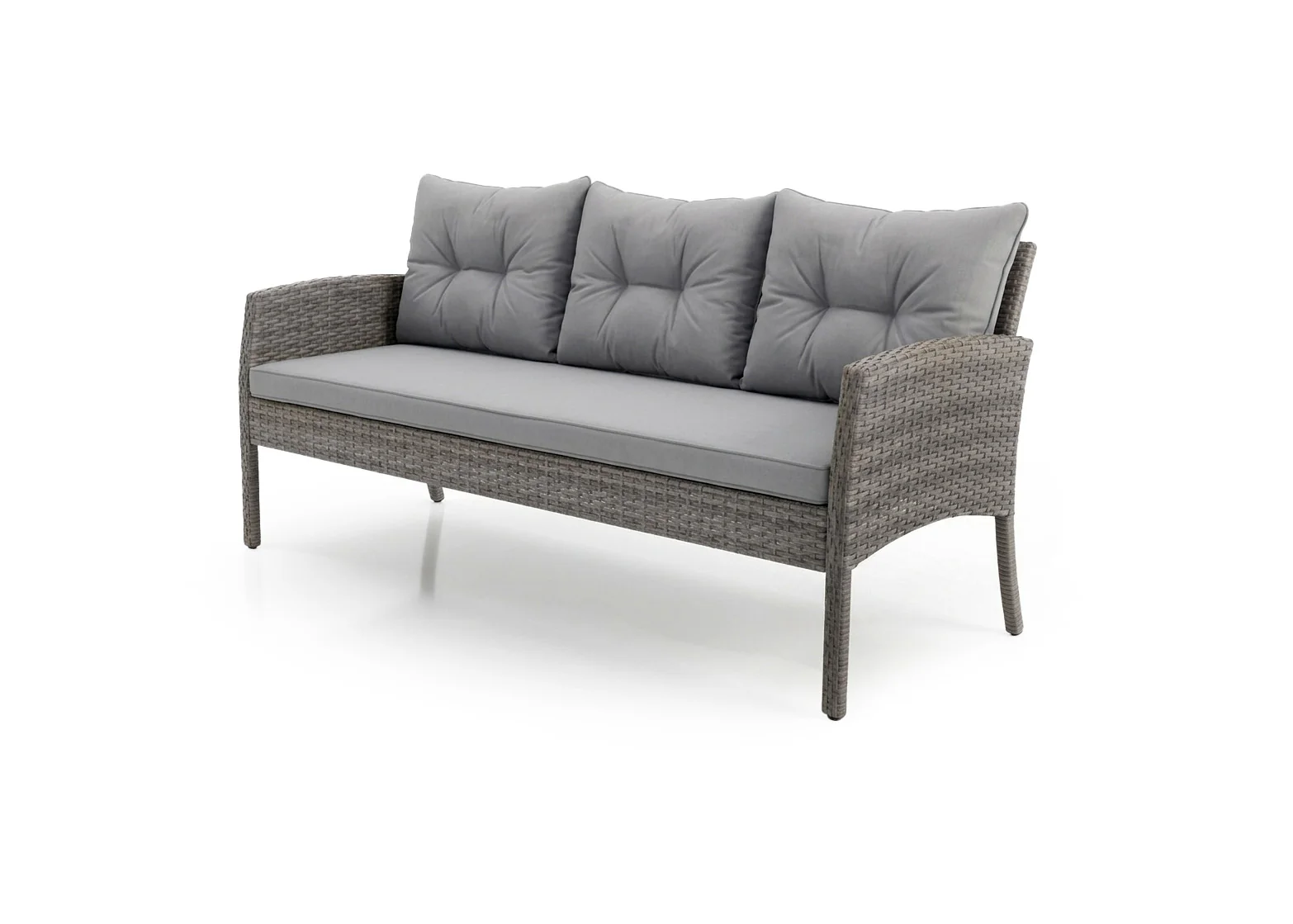Sofa + Mesa + 2 Sillones + 2 pufs Ratan PE Sebas. Muebles de Jardin y Terraza - Image 4